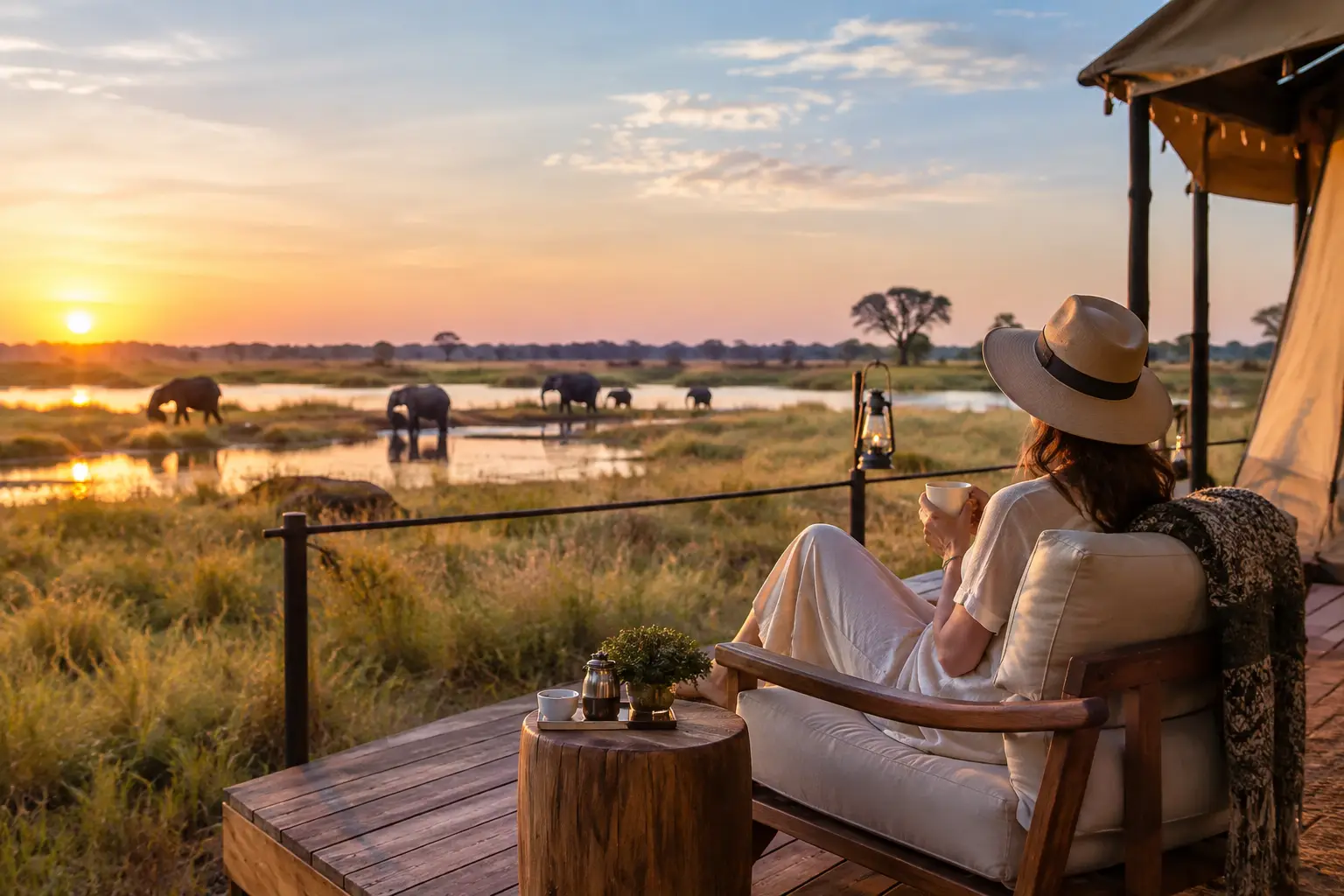 Luxury Safari Wellness Retreat in Botswana