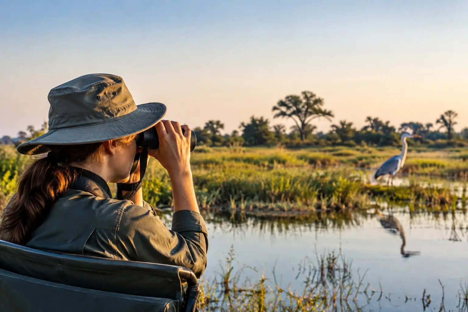 Private Guided Birding Safari in Botswana